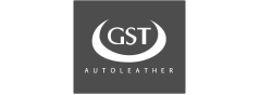 GST logo escala de grises