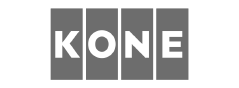 Kone logo escala de grises